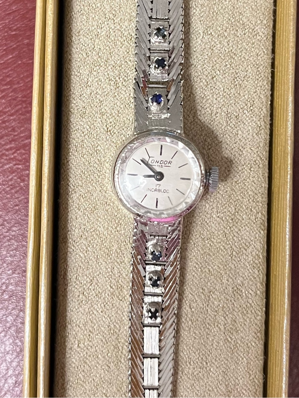 Vintage Condor Ladies Watch with Sapphires
